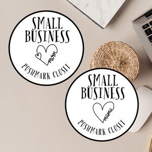 100 Thank You Stickers Small Business Mama